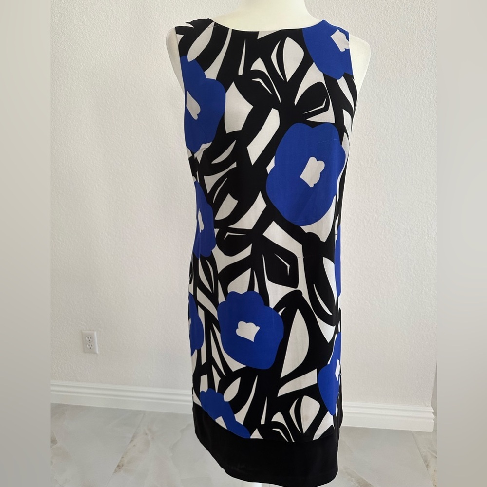 AB Studio Blue and Black Patterned Fabric